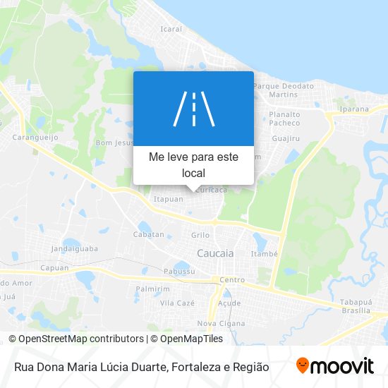 Rua Dona Maria Lúcia Duarte mapa