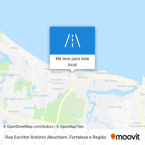 Rua Escritor Antônio Abuchaim mapa