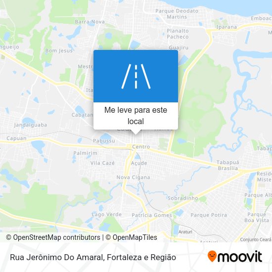 Rua Jerônimo Do Amaral mapa