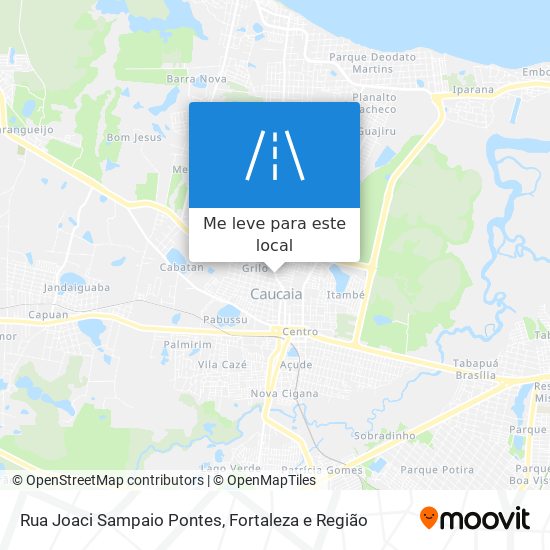 Rua Joaci Sampaio Pontes mapa