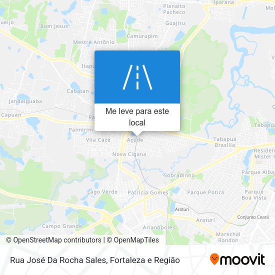 Rua José Da Rocha Sales mapa