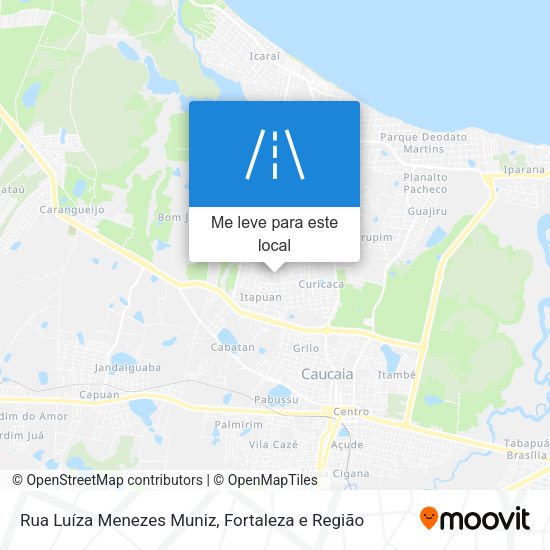 Rua Luíza Menezes Muniz mapa