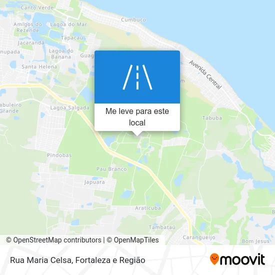 Rua Maria Celsa mapa