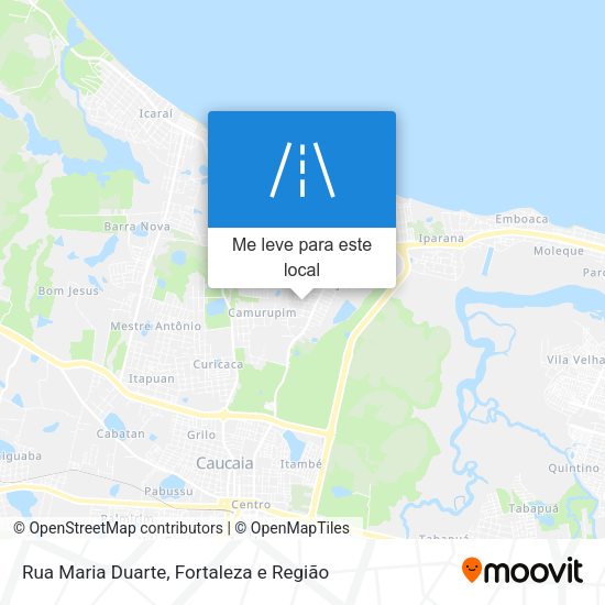 Rua Maria Duarte mapa
