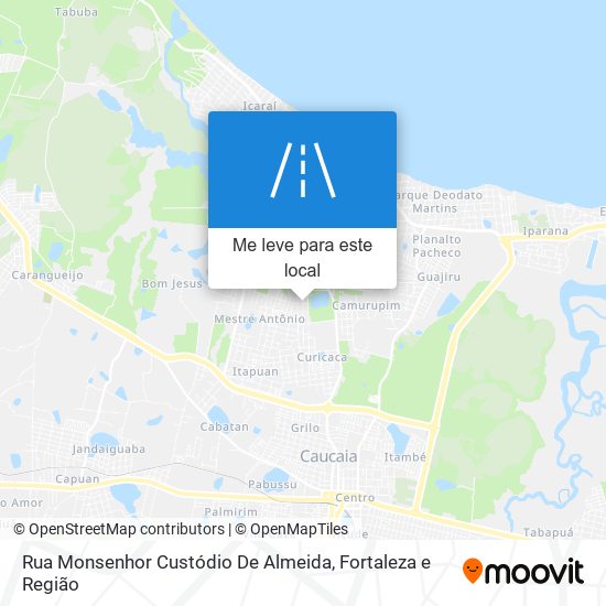 Rua Monsenhor Custódio De Almeida mapa