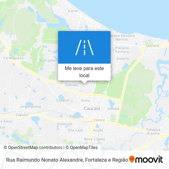 Rua Raimundo Nonato Alexandre mapa