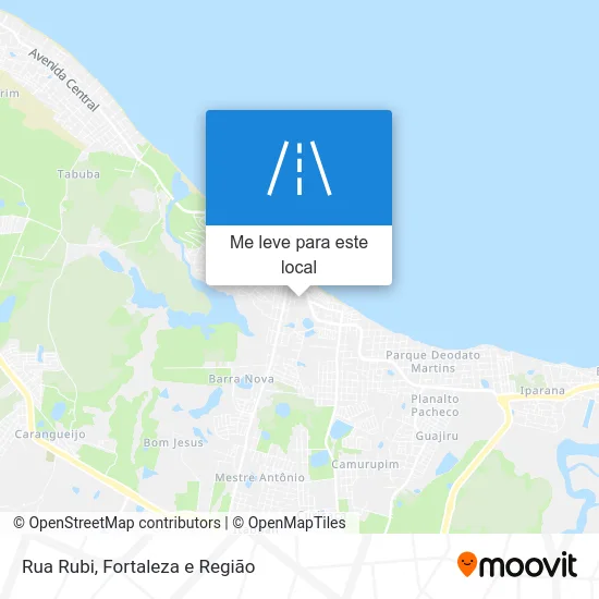 Rua Rubi mapa