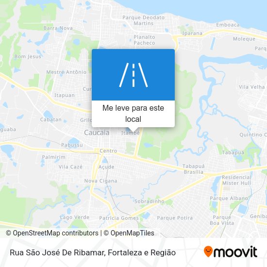 Rua São José De Ribamar mapa