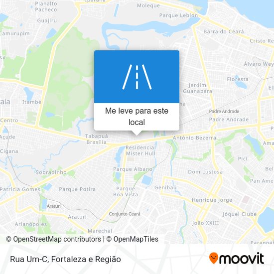 Rua Um-C mapa