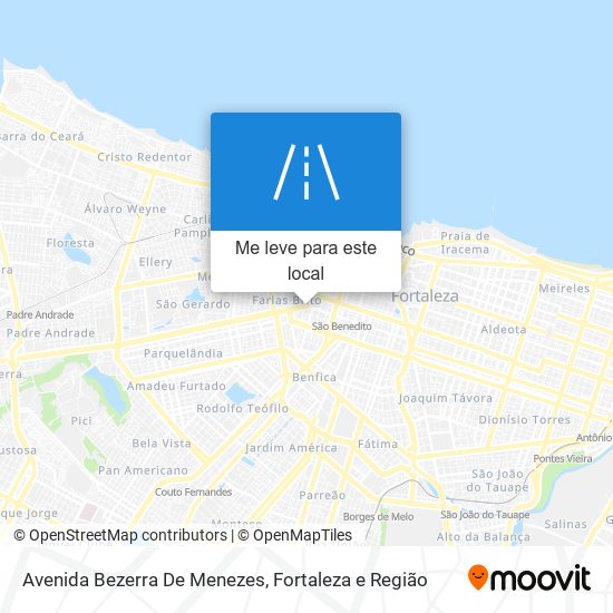 Avenida Bezerra De Menezes mapa