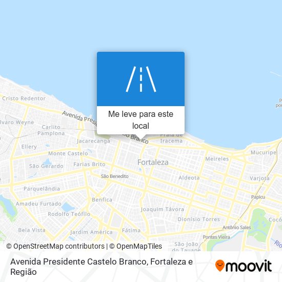 Avenida Presidente Castelo Branco mapa