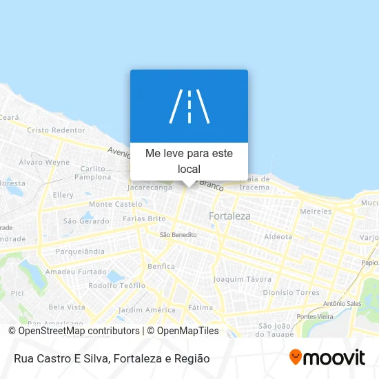 Rua Castro E Silva mapa