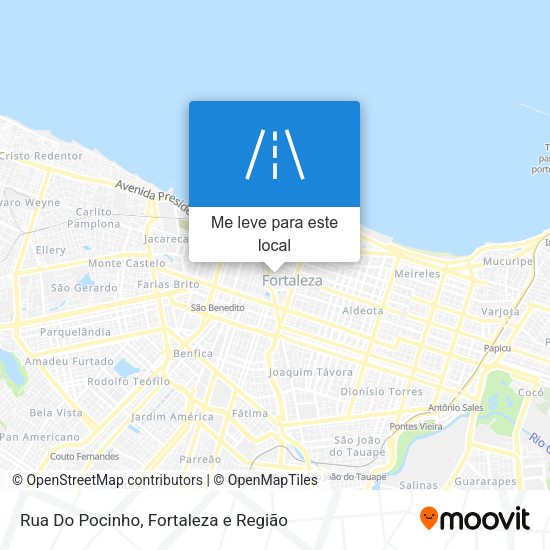 Rua Do Pocinho mapa