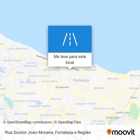 Rua Doutor João Moreira mapa