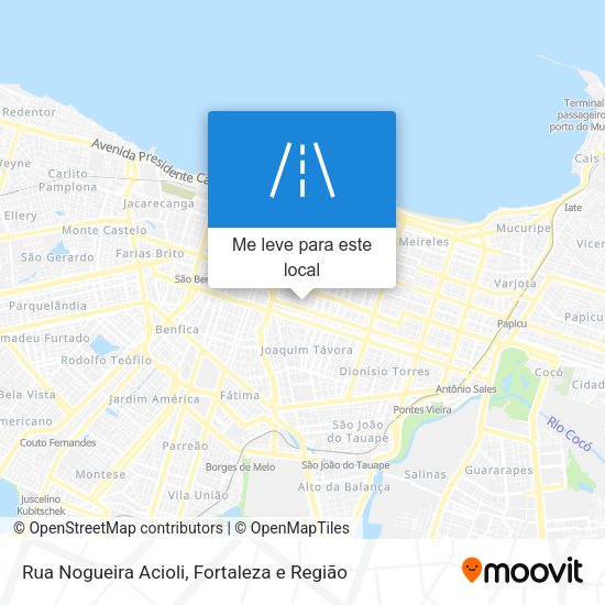 Rua Nogueira Acioli mapa