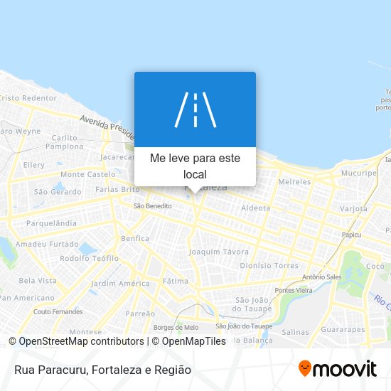 Rua Paracuru mapa