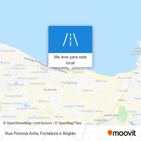 Rua Pessoa Anta mapa