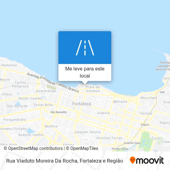 Rua Viaduto Moreira Da Rocha mapa