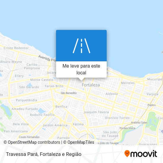 Travessa Pará mapa
