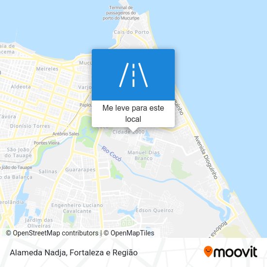 Alameda Nadja mapa