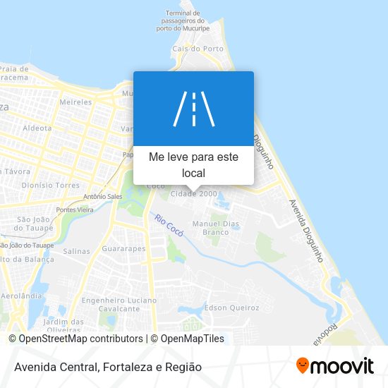 Avenida Central mapa