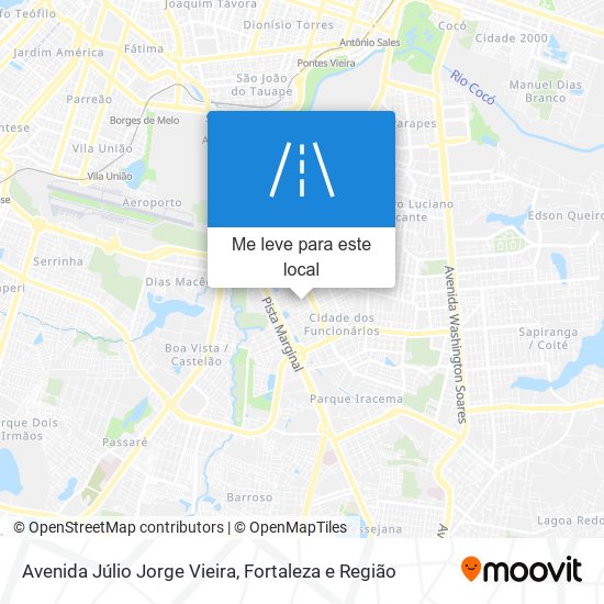 Avenida Júlio Jorge Vieira mapa