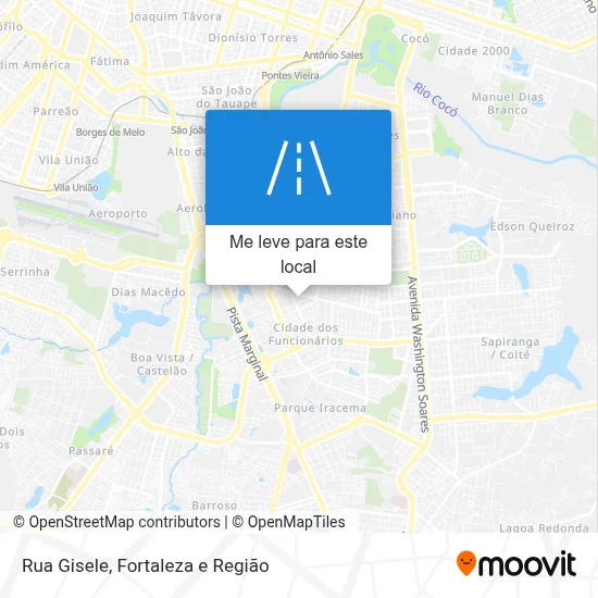 Rua Gisele mapa