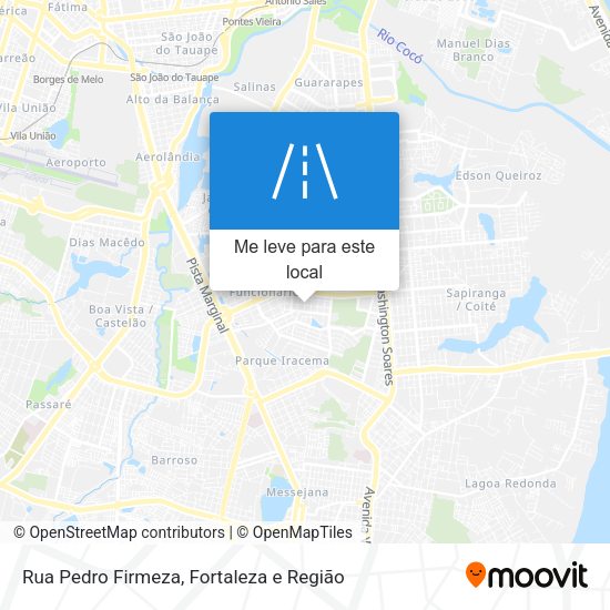 Rua Pedro Firmeza mapa
