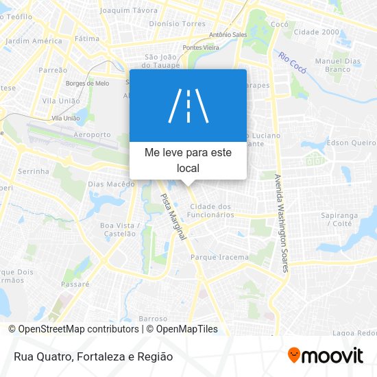 Rua Quatro mapa