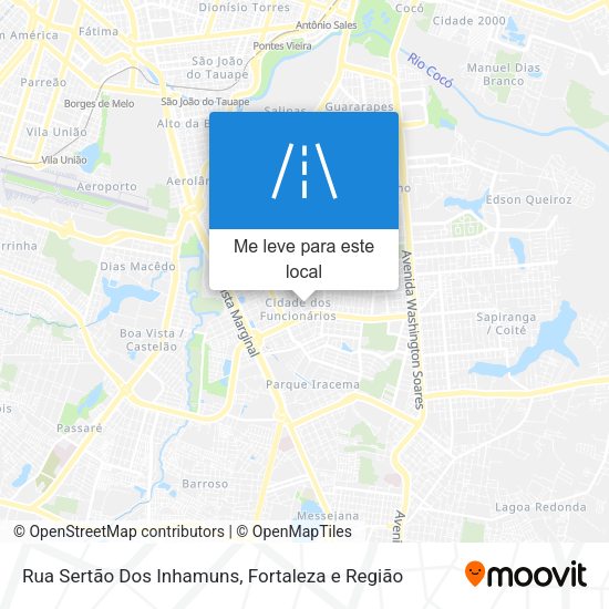 Rua Sertão Dos Inhamuns mapa