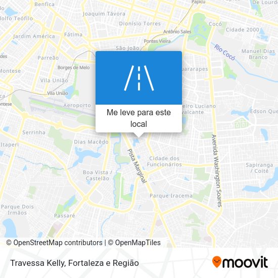 Travessa Kelly mapa
