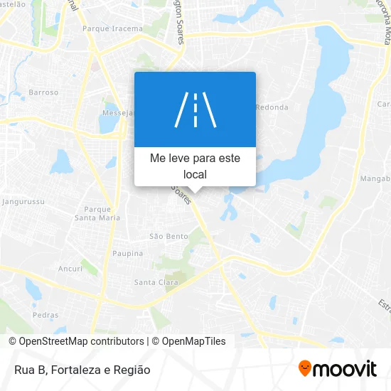 Rua B mapa