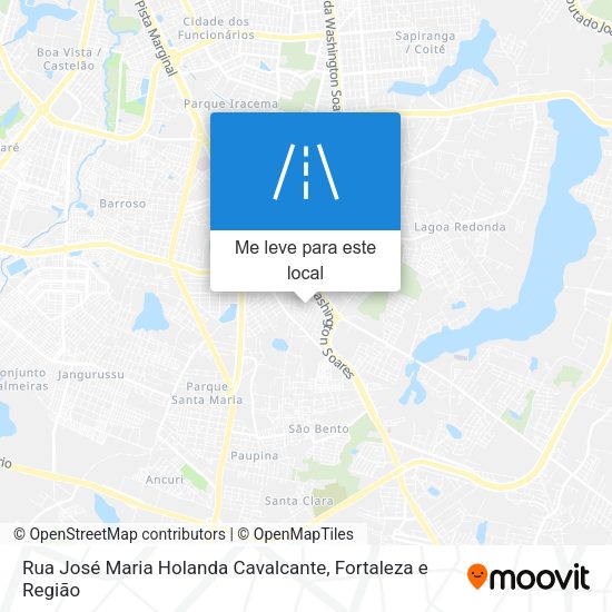 Rua José Maria Holanda Cavalcante mapa