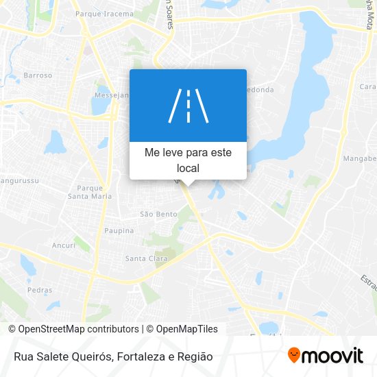 Rua Salete Queirós mapa