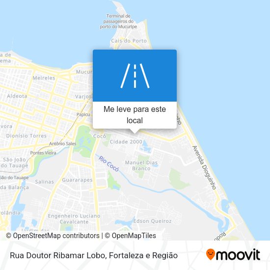 Rua Doutor Ribamar Lobo mapa