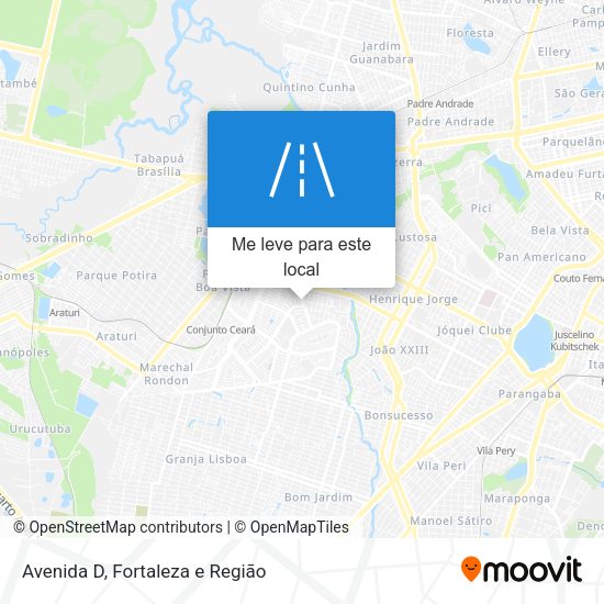 Avenida D mapa