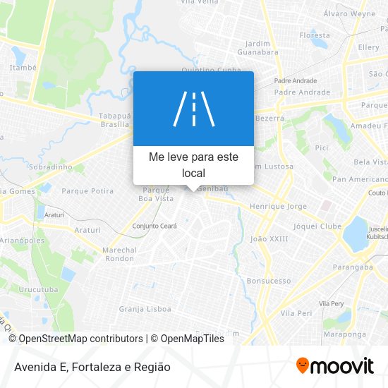 Avenida E mapa