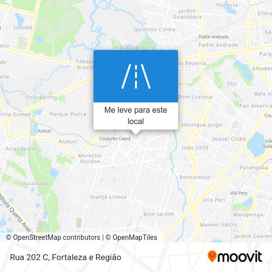 Rua 202 C mapa