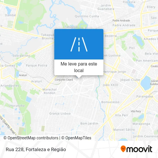 Rua 228 mapa