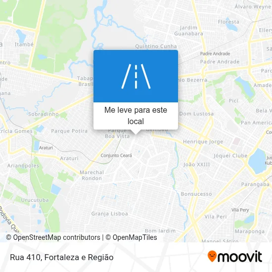 Rua 410 mapa