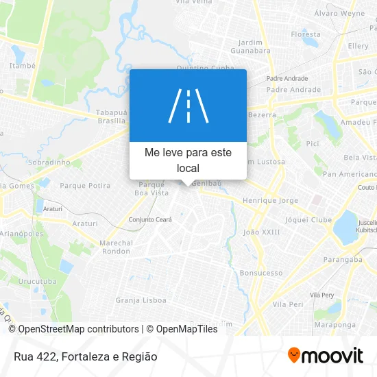 Rua 422 mapa