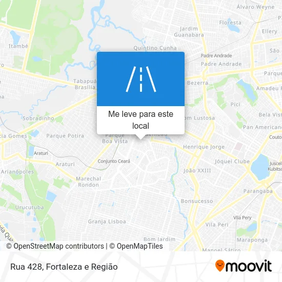 Rua 428 mapa