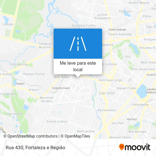 Rua 430 mapa