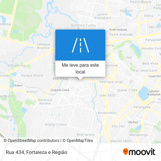 Rua 434 mapa