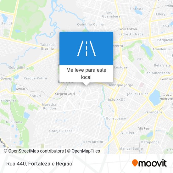 Rua 440 mapa