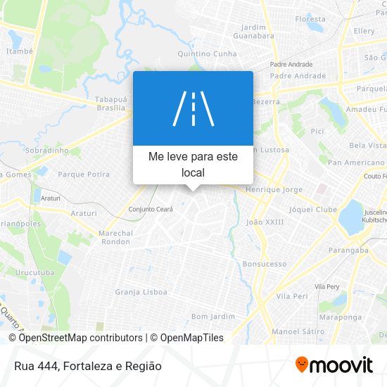 Rua 444 mapa