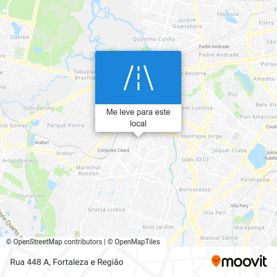 Rua 448 A mapa