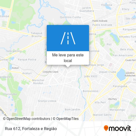 Rua 612 mapa