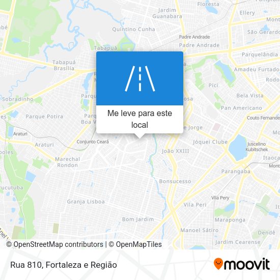 Rua 810 mapa