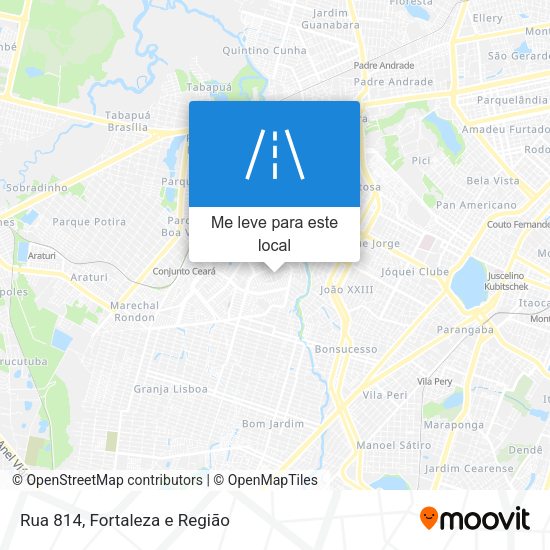 Rua 814 mapa